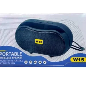 Mini W15 Portable Super bass Speaker and 800mh Batrrery