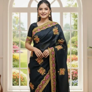 প্রিমিয়াম সেমি মসলিন শাড়ি