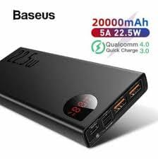 Original Baseus Adaman Power Bank 20000mAh 22.5w PD Metal