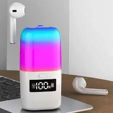 TF23 Pro Wireless Earphones 2 in 1 Colorful RGB Lighting Desktop Speaker TWS Earbuds Hands-free Calling Portable Sports Headset