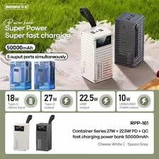 Original REMAX RPP-161 Container Series 50000mAh PD+QC Power Bank(PD 27W+ QC22.5W)