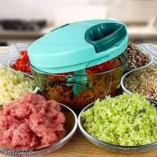 Handy Mini Plastic Chopper with 3 Blades (450ml)
